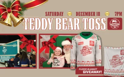 Phillis Wheatley Community Center partners with Swamp Rabbits for Teddy Bear Toss