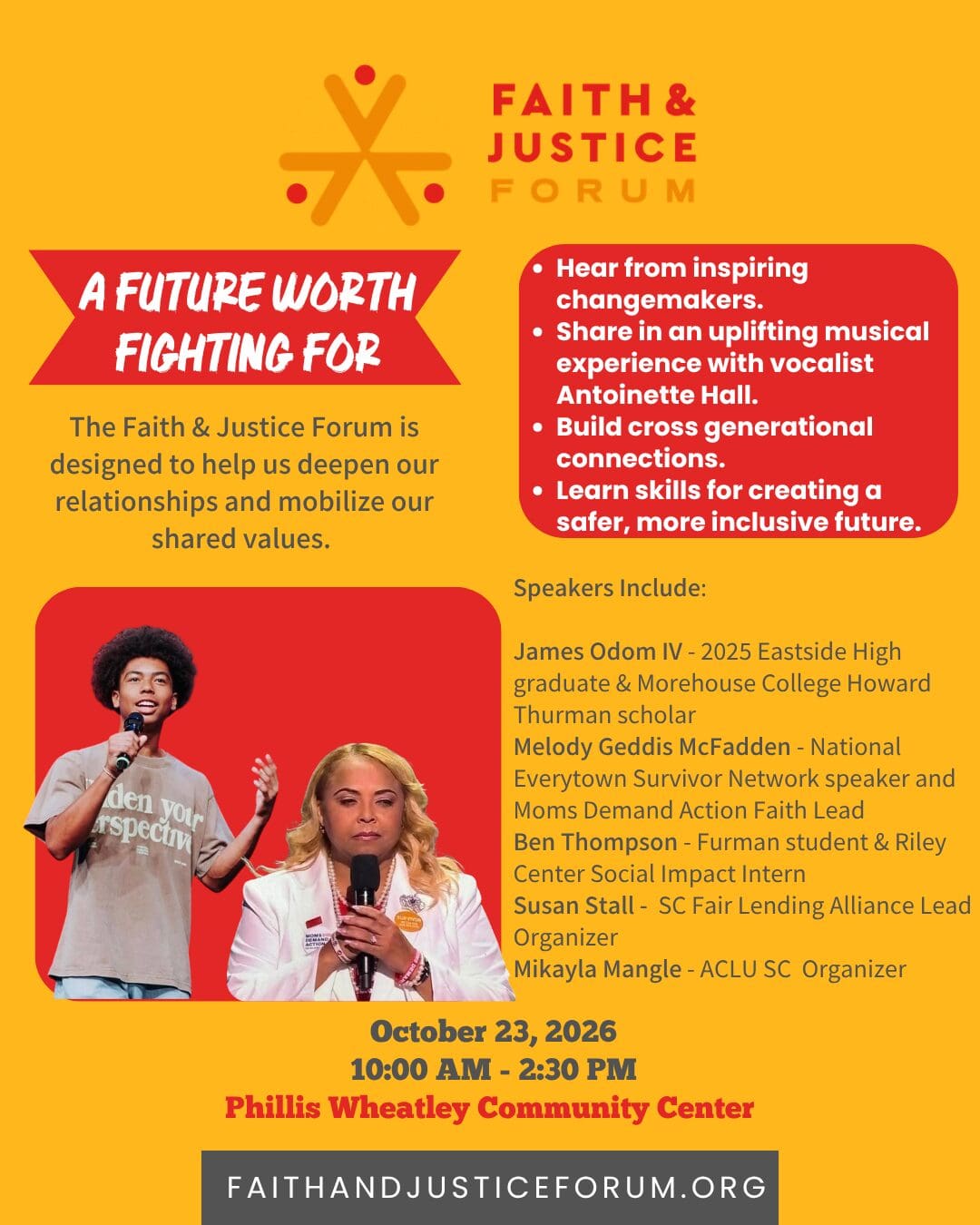 Faith Justice Forum Social 6 1
