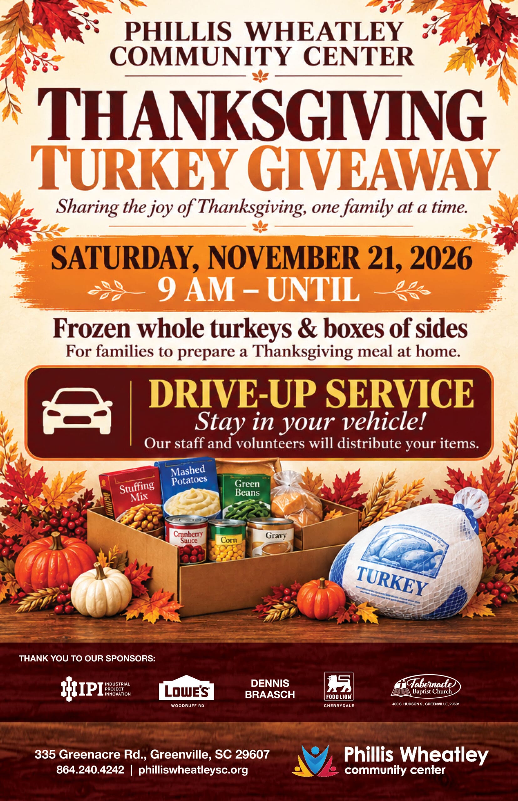 Turkey Giveaway Poster scaled